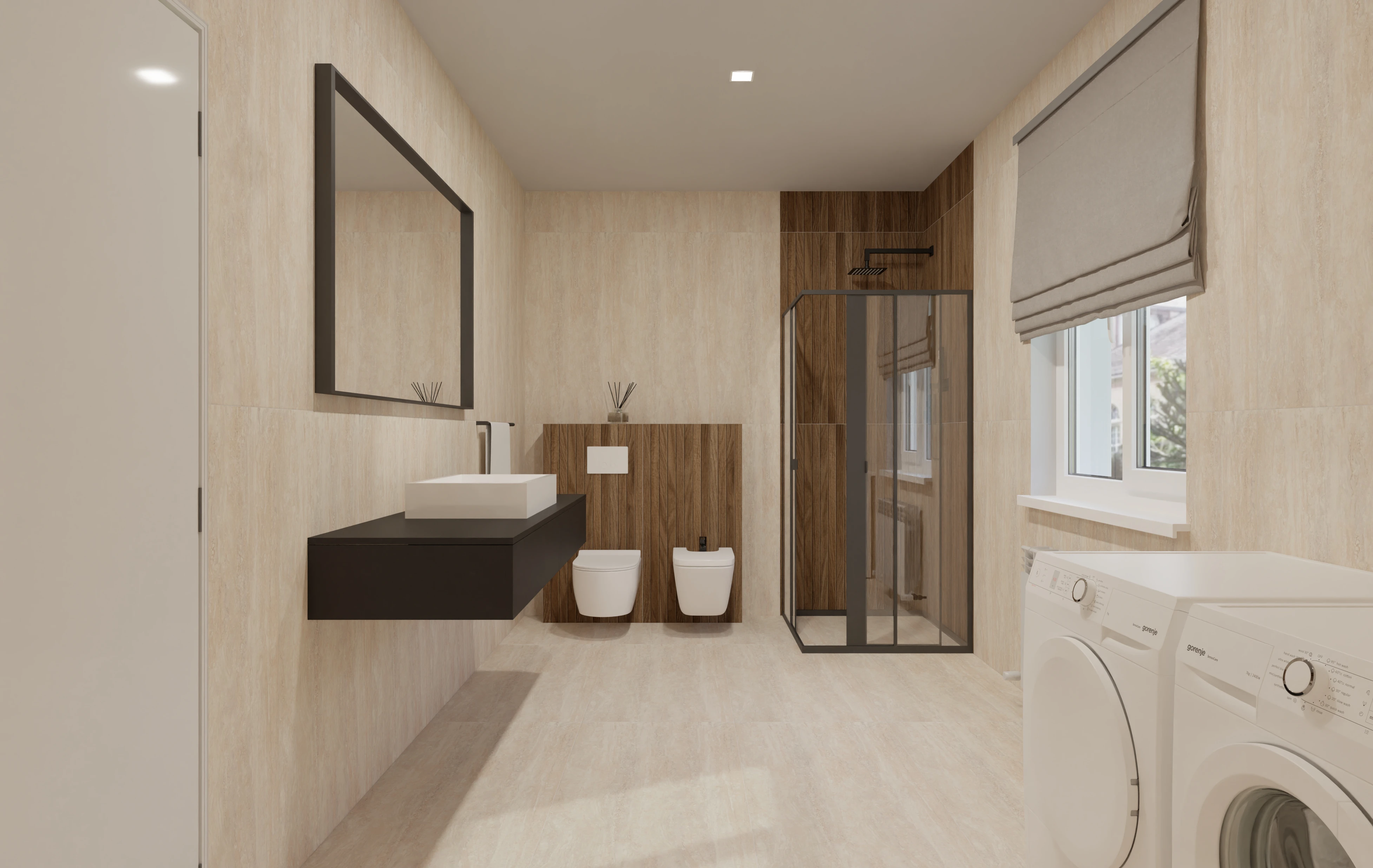 Neo Travertino & Woodline beige