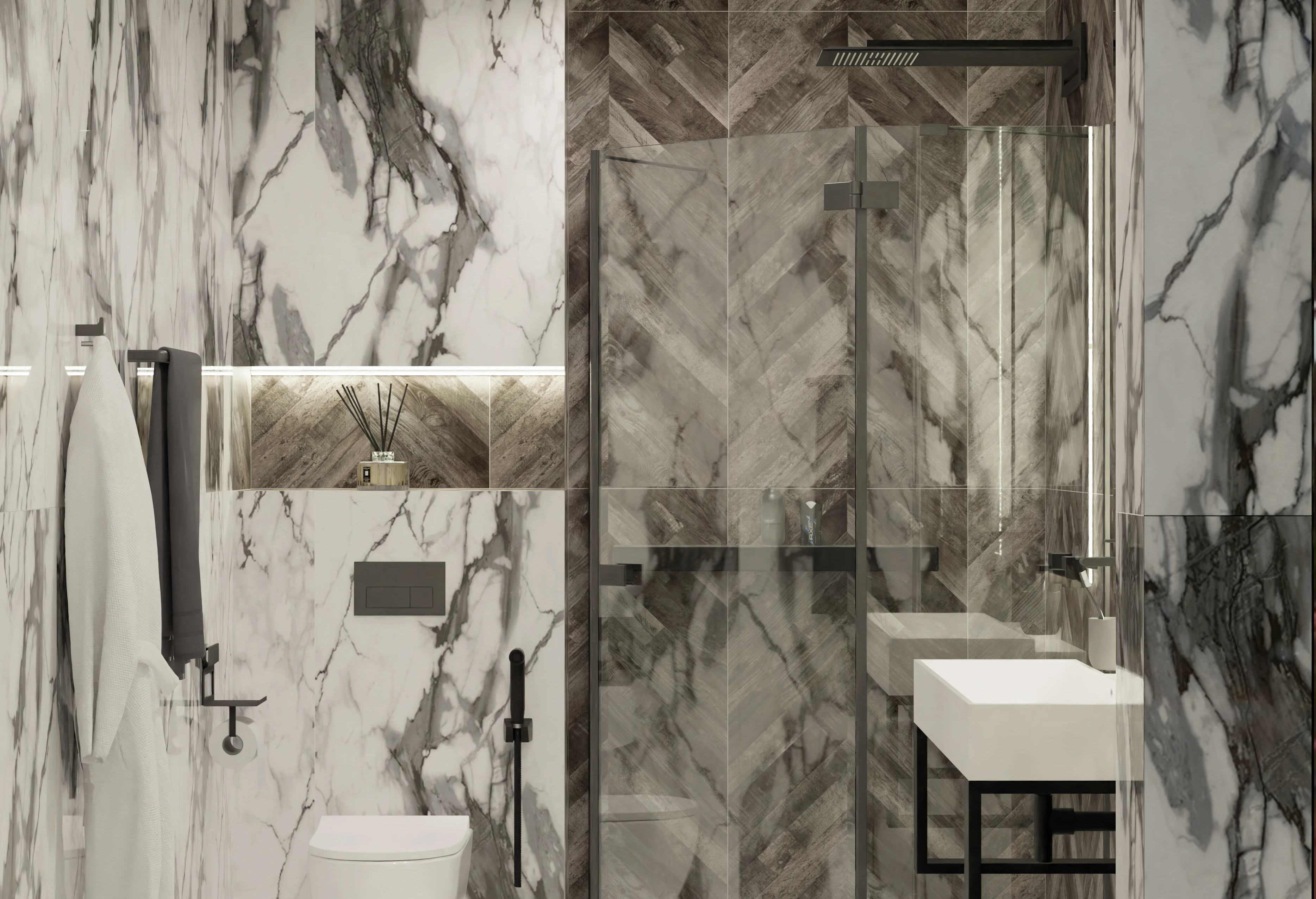 Aspen Antracite & Himalaya Black