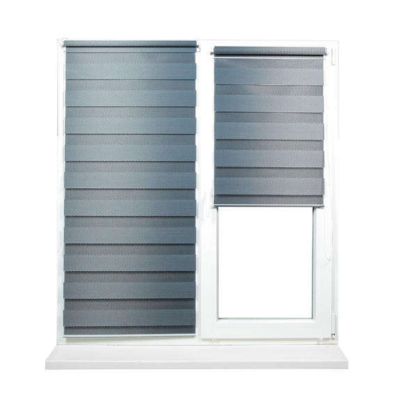 Жалюзи день-ночь RATTAN Grafit 0.40x1.7м