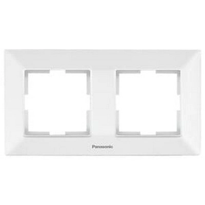 Рамка 2 места Arkedia Slim белый 908022