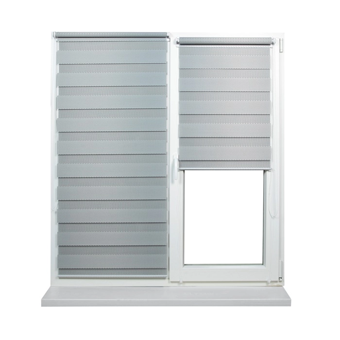 Жалюзи день-ночь RATTAN Серый 0.55x1.7м