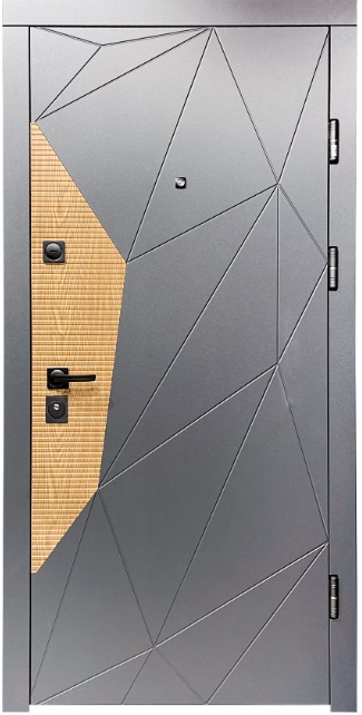 Ușă de exterior Diplomat 306 Q Antracit/alb  86*7 R 