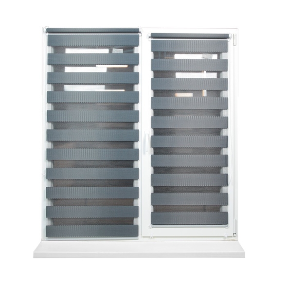 Жалюзи день-ночь RATTAN Grafit 0.45x1.7м