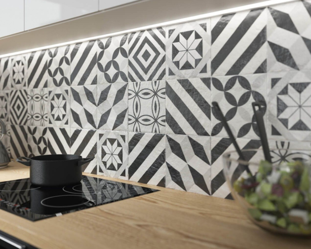 Faianță Modern Str.Motyw Cer.Paradyz 19.8*19.8  B