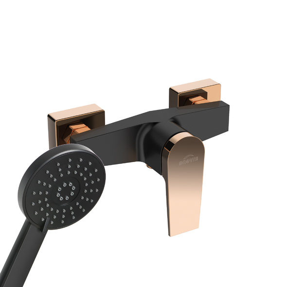 Sistemă de duș Black/Gold Rose BN-35-014-V