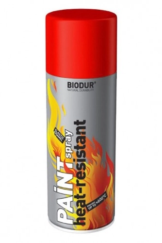 Спрей краска Biodur 400ml красная