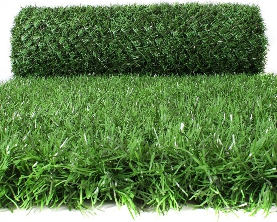 Зеленый забор стальной Grass Fence 150см x 10м