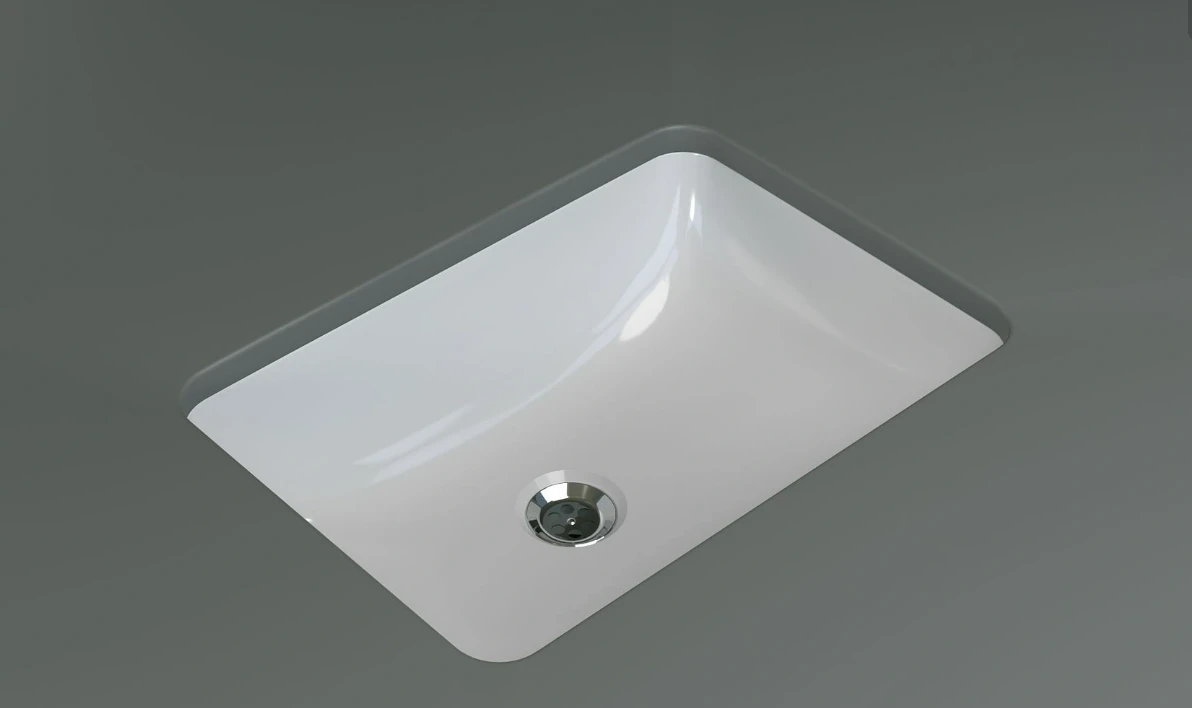Lavoar Ander 50cm alb incorporat sub blat 1c Keramin 