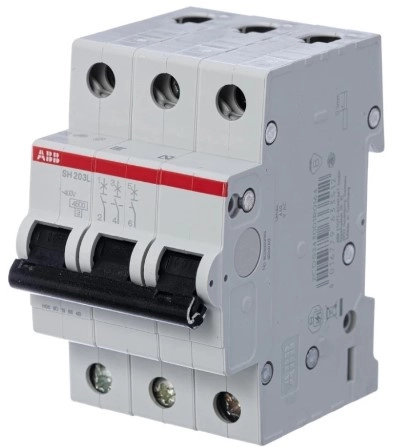 Автоматический выключатель SH203L-C 3P 4.5Ka ABB 25A 7954