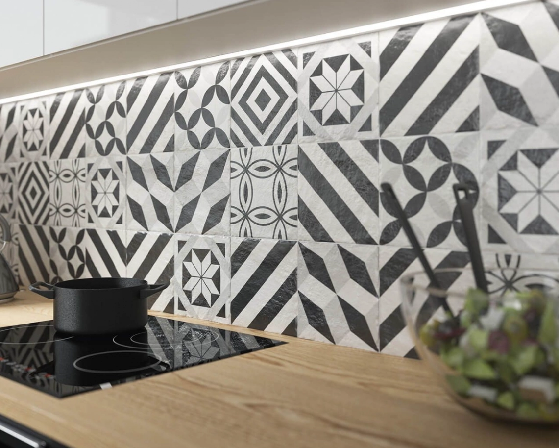 Faianță Modern Str.Motyw Cer.Paradyz 19.8x19.8 D