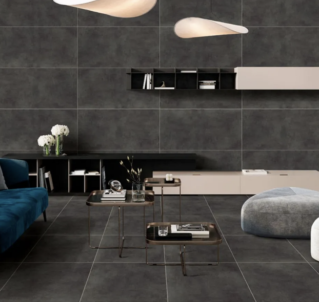 Плитка Cersanit Solano 59.8x119.8 матовый антрацит