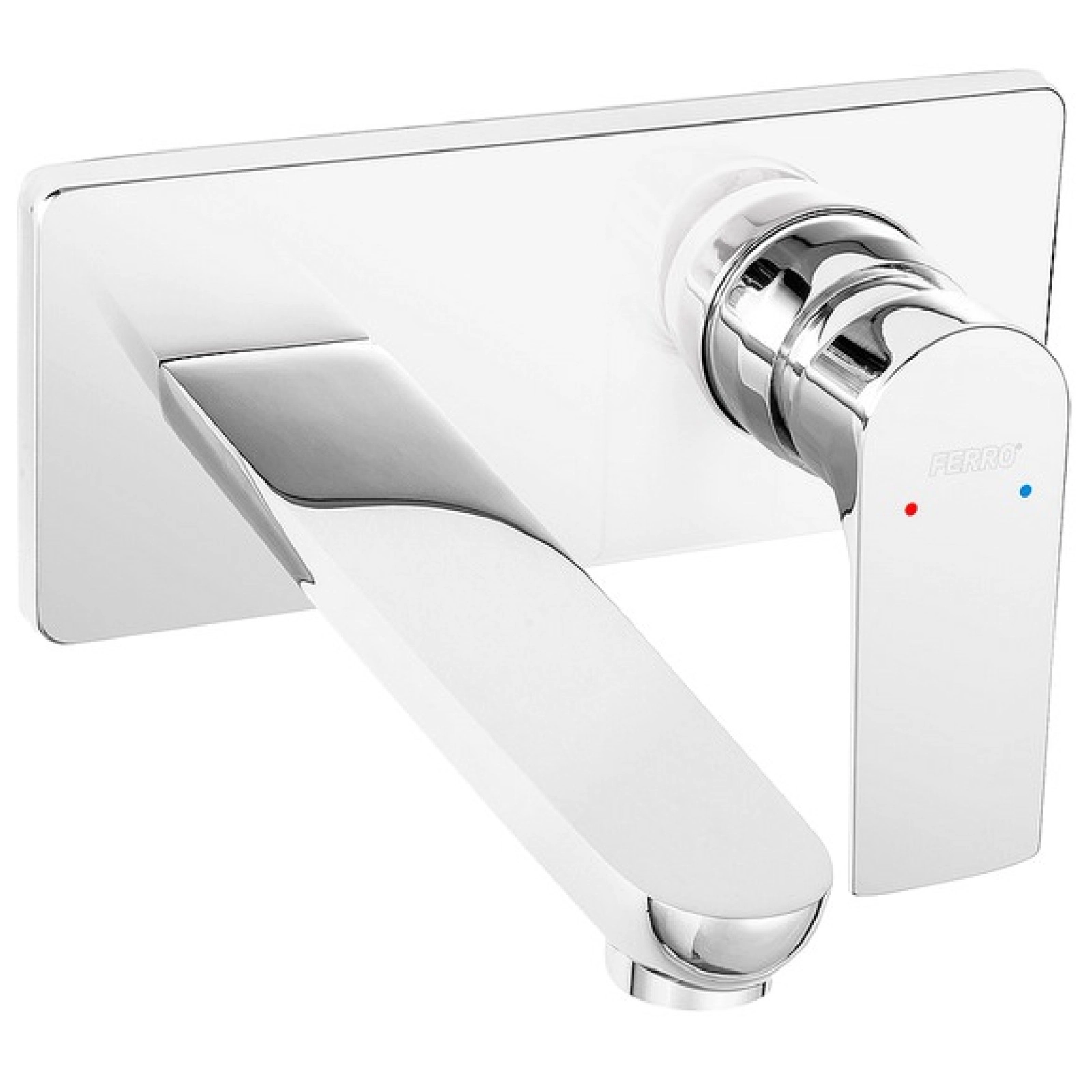 Baterie pentru lavoar Ferro Square BAQ3PA18 18cm 58941