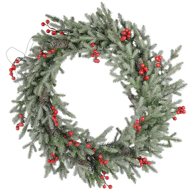 Ramură de brad cu pomușoare și conuri 37387 