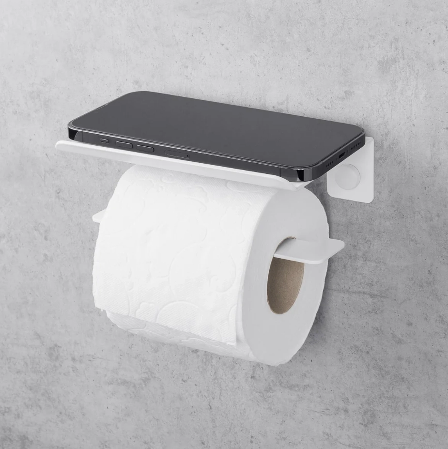 Держатель для туалетной бумаги Daske Bliss PH/B-0140WR белый правый