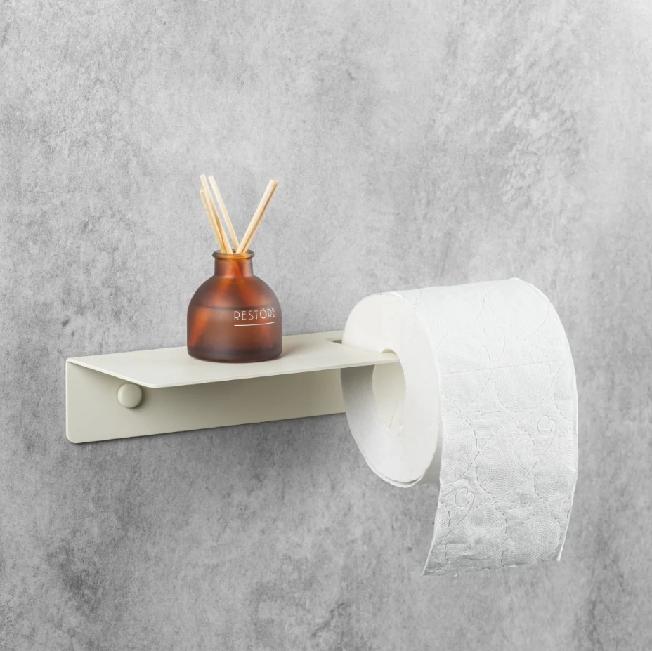 Держатель для туалетной бумаги Daske Line Base PH/LB-2045JR беж правый