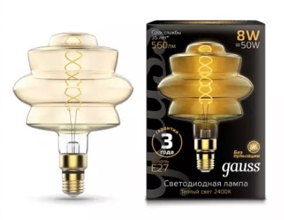 Bec Led Gauss Filament Vintage BD180 