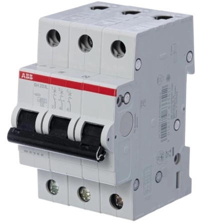 Автоматический выключатель SH203L-C 3P 4.5Ka ABB 6A 7950