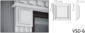 Piatră de boltă VSD6 170x170x30mm