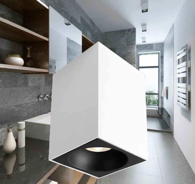 Corp de iluminare Beta-SS Braytron GU10 220-240VAC SQR-WHT IP20 BH04-00110 22708 