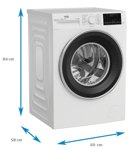 Mașină de spălat Beko B3WFU71042WB 