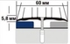Profil aluminiu А4 КД180 
