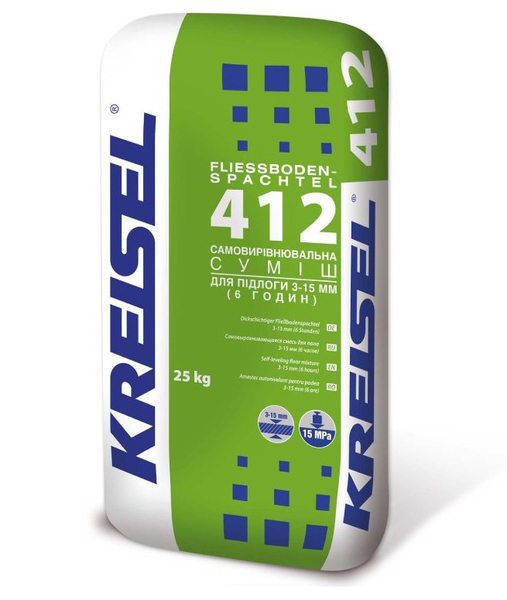 Самовыравнивающаяся смесь Kreisel 412 3-15мм 25кг 
