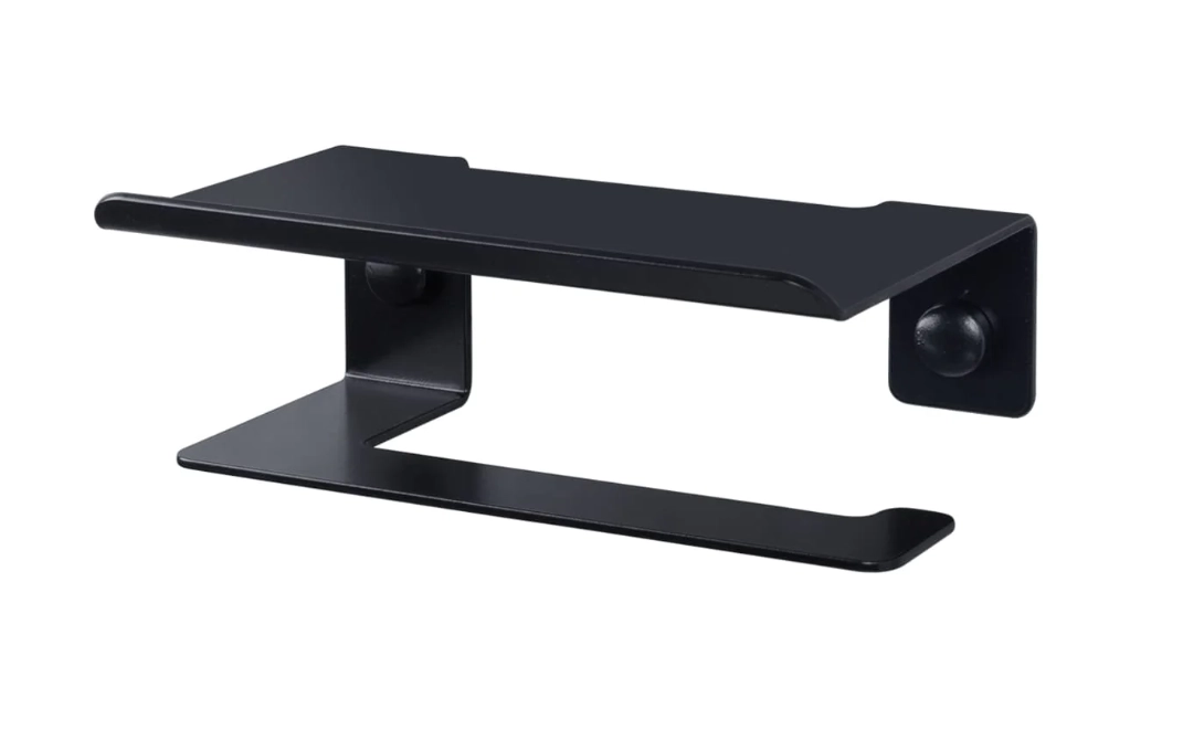 Держатель для туалетной бумаги Daske Bliss PH/B-0126BR чёрный правый