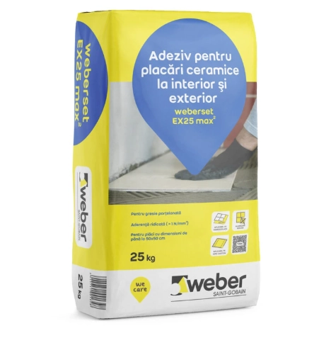 Adeziv Weber ex25 max2 