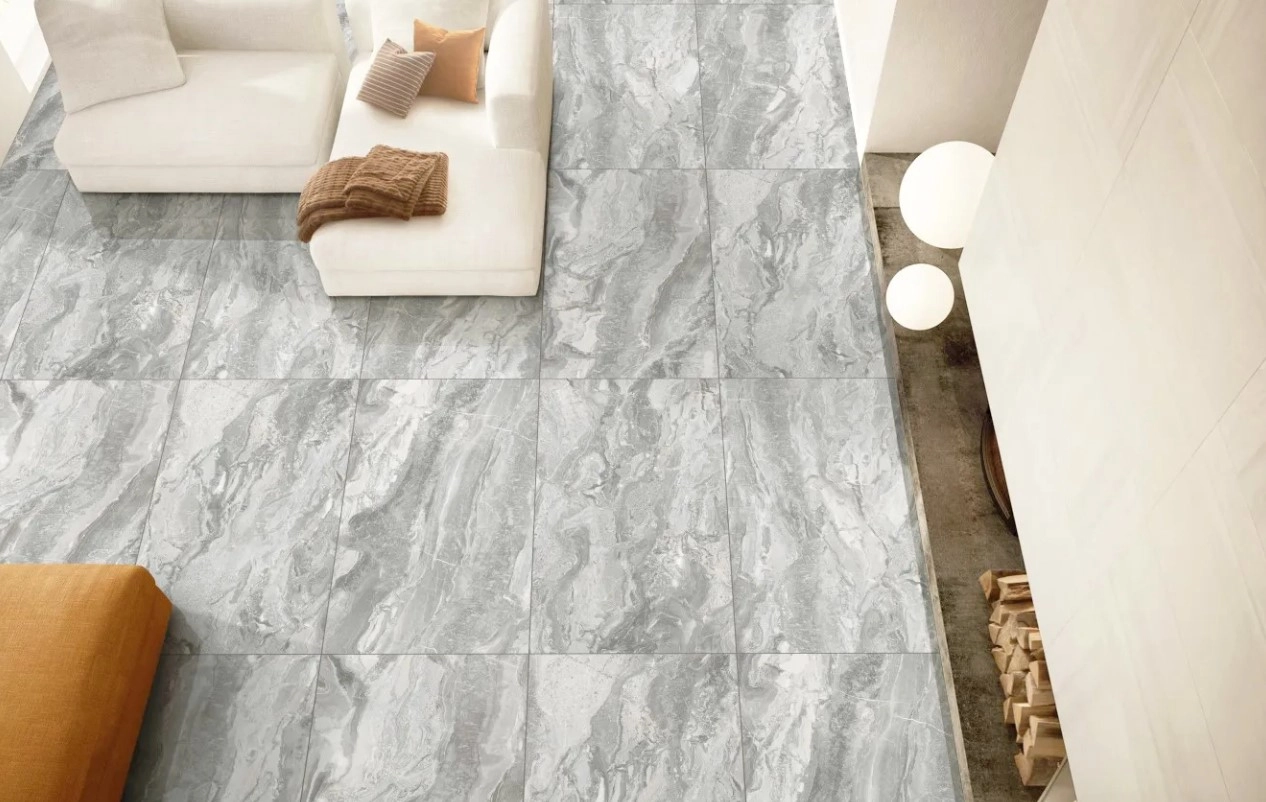 Gresie Anka Alesta 60x120 polished grey