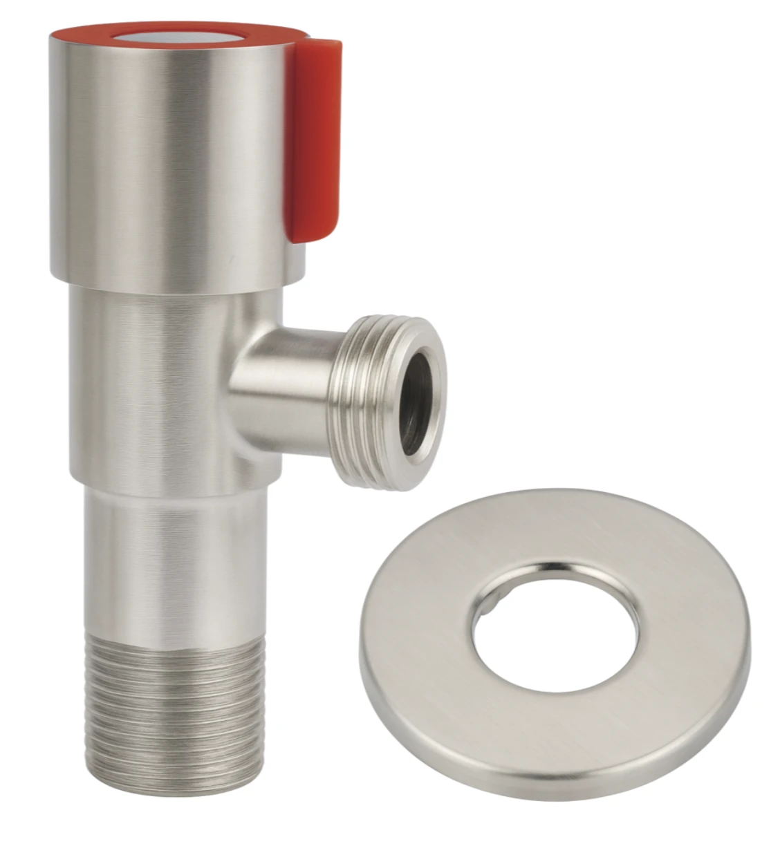 Угловой кран горячей воды Invena 1/2x1/2  ZW-47-C15-J 