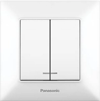 Выключатель Arkedia Slim 2 белый 900102