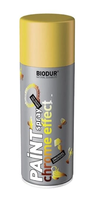 Спрей краска Biodur Supercrom 400ml золото