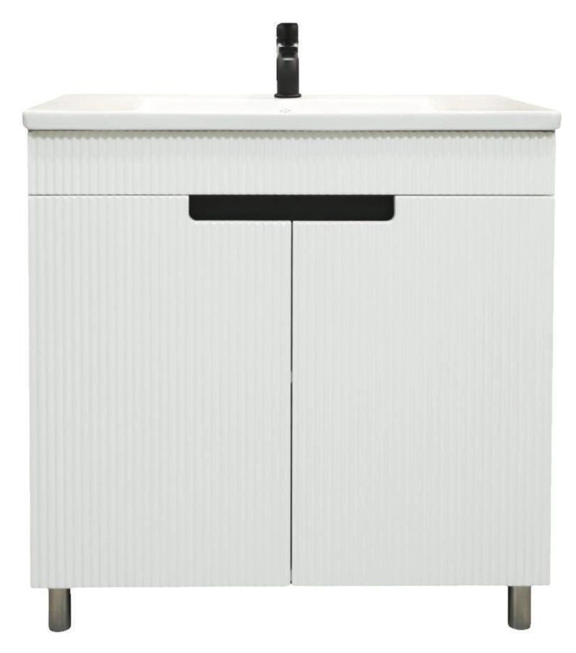 Dulap pentru lavoar Bayro Positano Duo 18769 + lavoar Nomi Argo 60 117255 