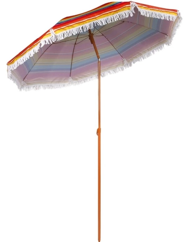 Umbrelă de grădină Royokamp Beach&Garden Red/Yellow 180cm 