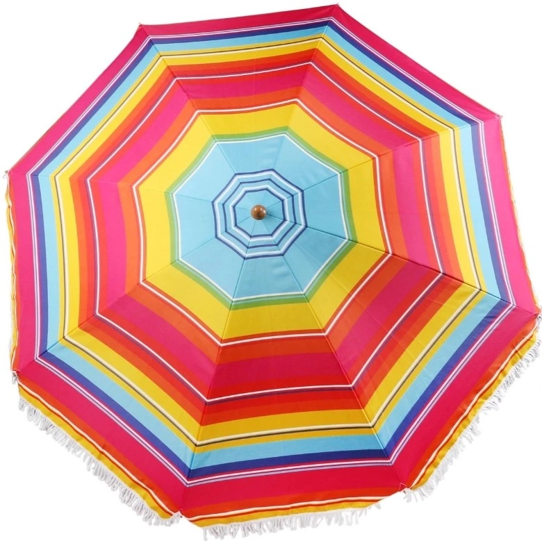 Umbrelă de grădină Royokamp Beach&Garden Red/Yellow 180cm 