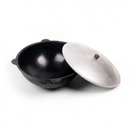 Казан чугун с крышкой 16L