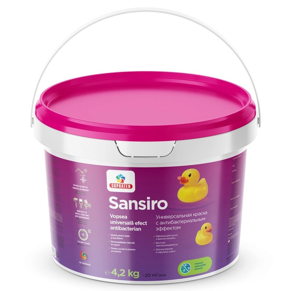 Водоэмульсионная краска Supraten Sansiro 4.2кг