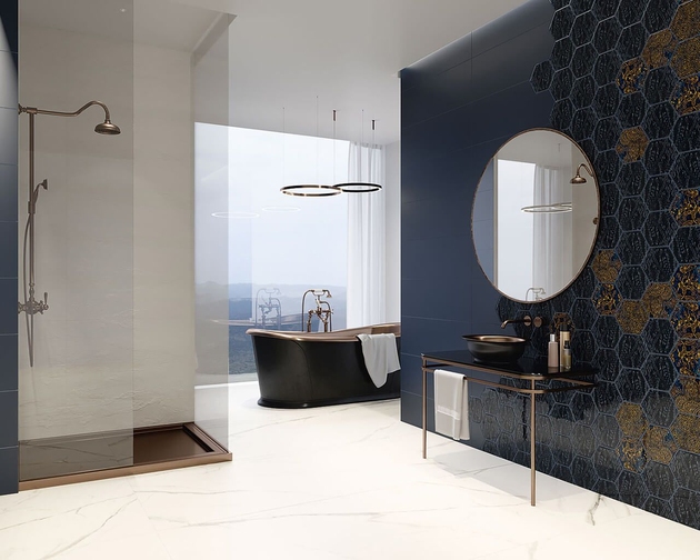 Плитка Colours Paradyz G1 29.8*89.8 Blue