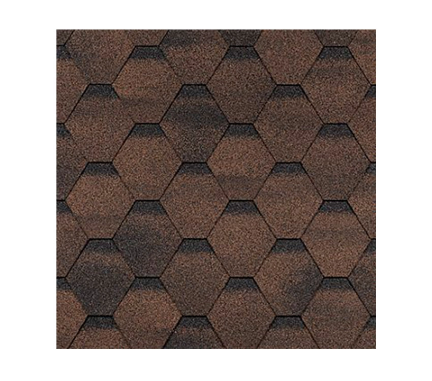 Гибкая черепица Shinglas Финская коричневый