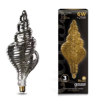Bec Led Gauss Filament Vintage TL120 6W 2400K 