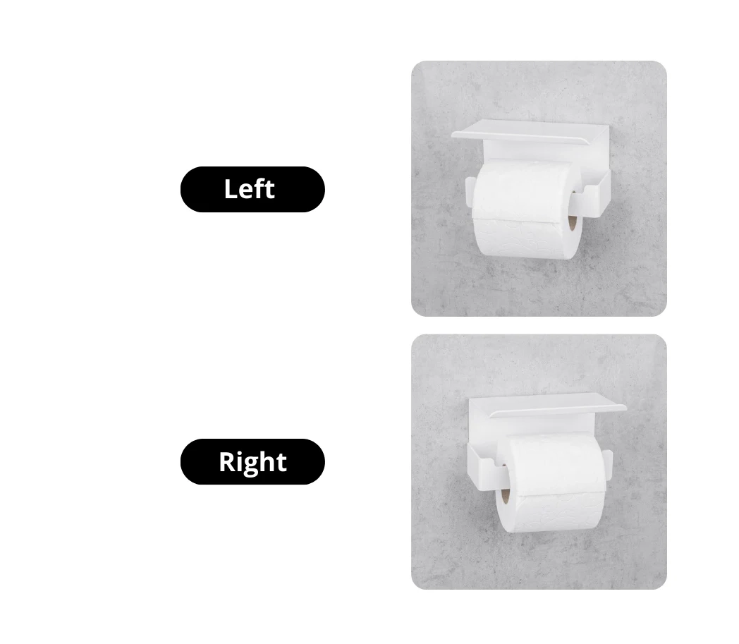 Держатель туалетной бумаги Bliss 2 PH/B2-0201WR белый правый