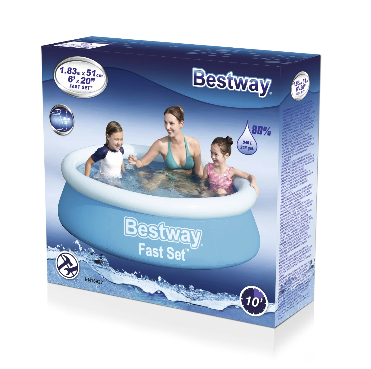 Piscin Intex Fast Set 940L 57392 