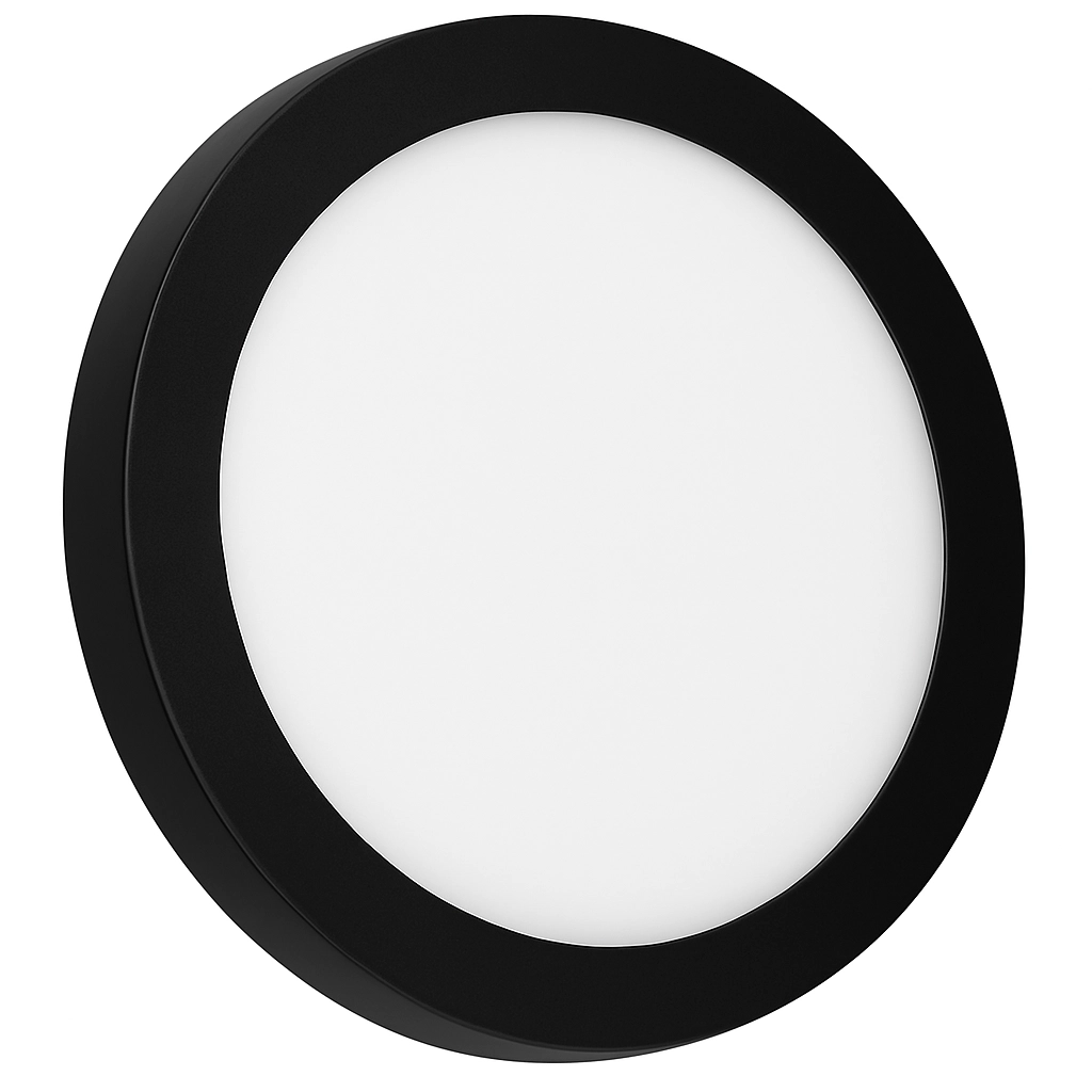 Светильник JLX XJ 12W 4000K BK round