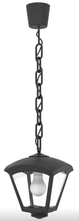 Светильник Sicar/Roby чёрный E27 Fumagalli T20125000AXE27