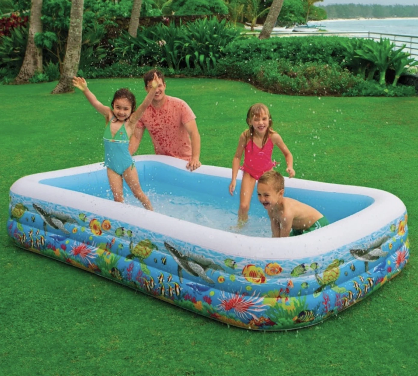 Piscina gonflabilă Intex Recif Tropical 58485 