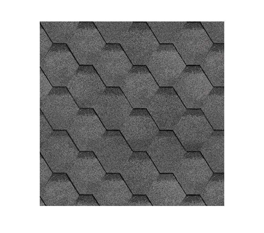 Гибкая черепица Shinglas Финская серая