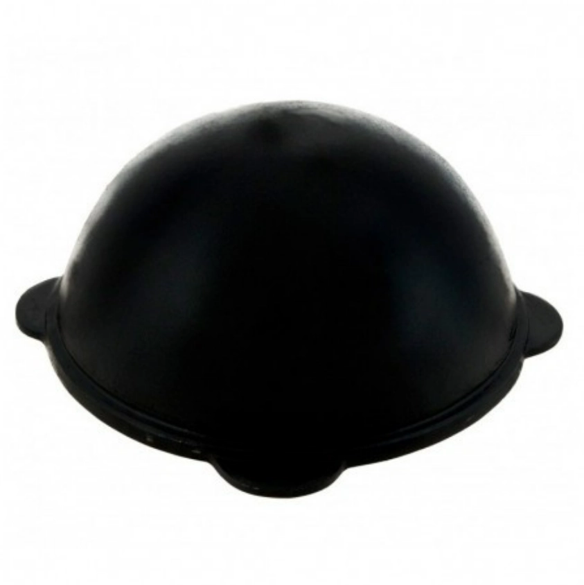 Казан чугун с крышкой круглое дно 8Л