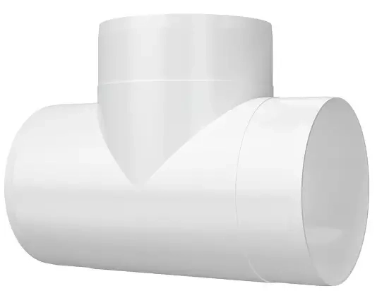 Вентиляционный тройник круглый d100 10ТП