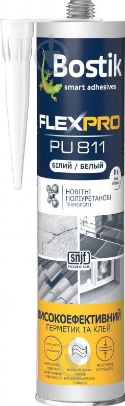 Adeziv Bostik PU 811 FlexPro 300ml gri-beton