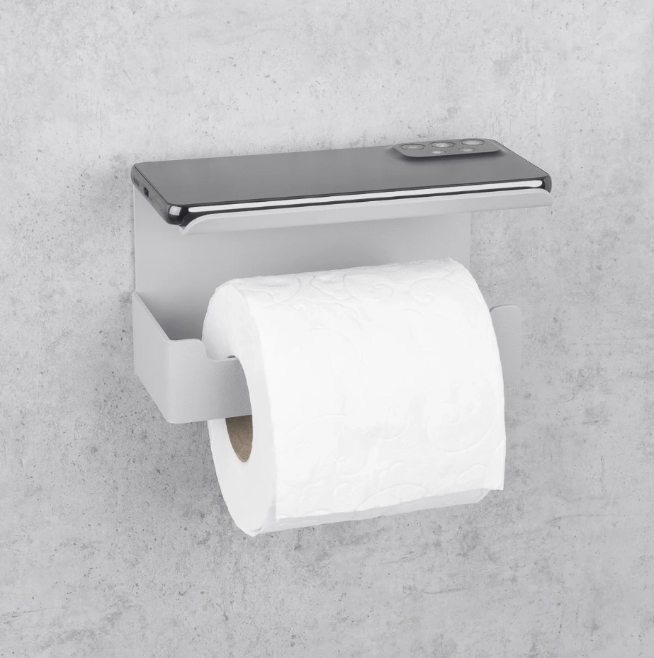 Держатель для туалетной бумаги Daske Bliss 2 PH/B2-0164GR серый правый